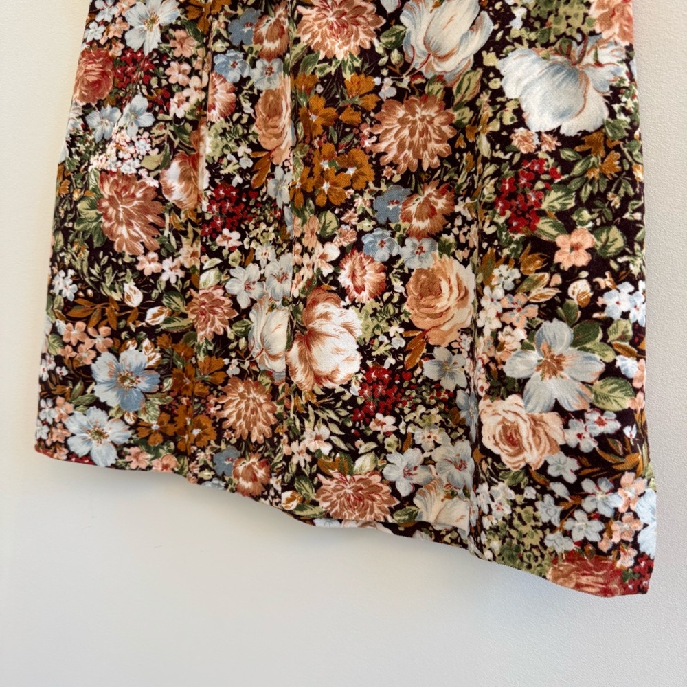 Zara Floral Mini Skirt - Multicolor - Picture 2 of 6
